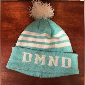 Blue & White Striped Diamond Supply Co Men’s Beanie